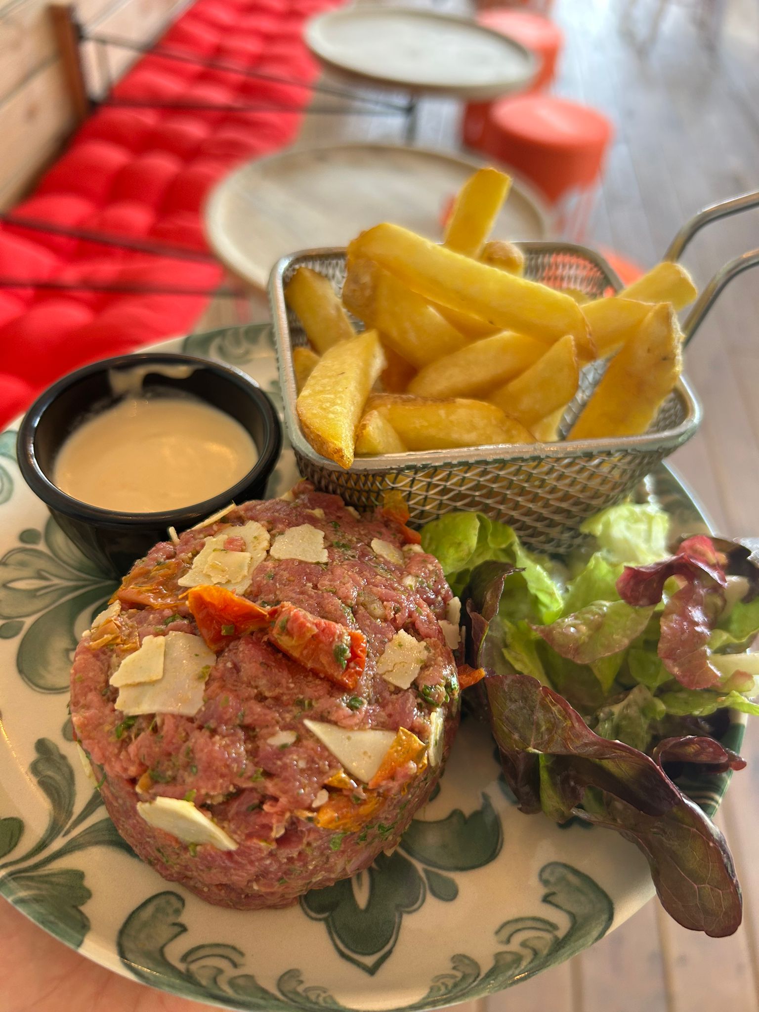 Plat maison servi au restaurant